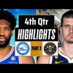 Denver Nuggets vs Philadelphia 76ers 4th QTR - PART 2 Highlights | Jan 16 | 2024 NBA Season