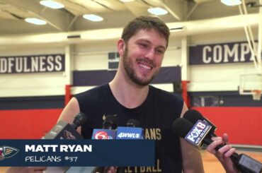 Matt Ryan talks his return to play, team's performance against Hornets | New Orleans Pelicans