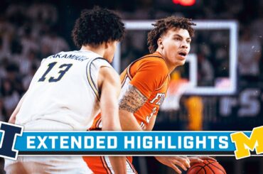 Illinois at Michigan | Extended Highlights | Big Ten Men's Basketball | Jan. 18, 2024