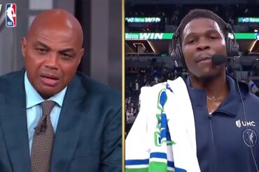 Anthony Edwards joins Inside the NBA, Talks Win vs Grizzlies 🎤