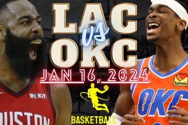 LA Clippers VS OKC City Highlights | Jan 16, 2024 | Daily Basketball Short Videos