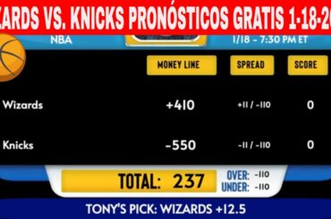 Washington Wizards vs New York Knicks 1/18/2024 Pronósticos GRATIS de la NBA, Consejos de Apuestas