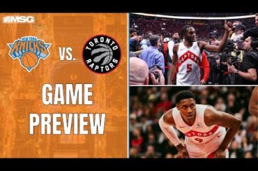 RJ Barrett & Immanuel Quickley Return to New York as Raptors | New York Knicks