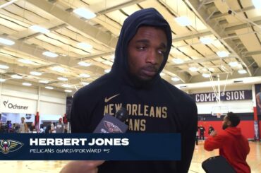 Herbert Jones talks defending Phoenix, Pelicans 3pt% | Pelicans-Suns Shootaround 1/19/2024