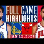 Chicago Bulls vs Golden State Warriors FULL GAME Highlights JAN 12, 2024