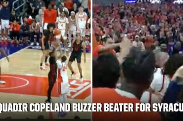 QUADIR COPELAND WINS IT AT THE BUZZER FOR SYRACUSE 🔥 🏀 | ESPN College Basketball