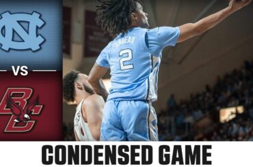 North Carolina vs. Boston College Condensed Game | 2023-24 ACC Men’s Basketball