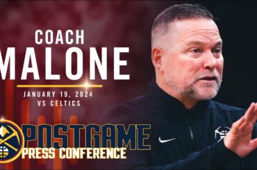 Coach Malone Full Post Game Press Conference vs. Celtics 🎙