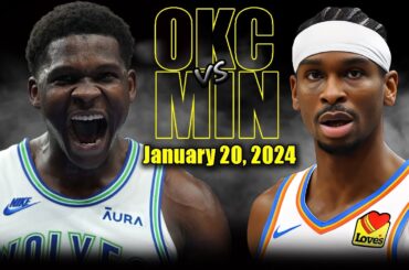 Oklahoma City Thunder vs Minnesota Timberwolves Full Game Highlights - January 20 | 2023 NBA Season