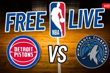 FREE NBA Live | Minnesota Timberwolves vs Detroit Pistons