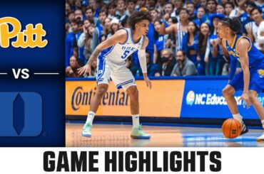 Pitt vs. Duke Game Highlights | 2023-24 ACC Men’s Basketball