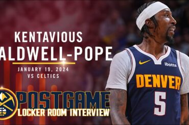 Kentavious Caldwell-Pope Post Game Locker Room Interview vs. Celtics 🎙