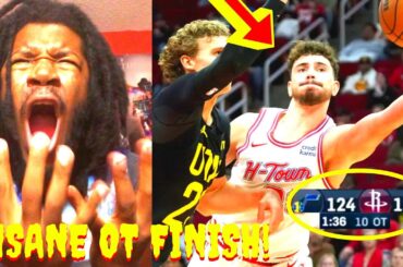 JAZZ VS ROCKETS REACTION 2024 HOUSTON ROCKETS VS UTAH JAZZ HIGHLIGHTS REACTION 2024