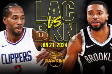 Los Angeles Clippers vs Brooklyn Nets Full Game Highlights | January 21, 2024 | FreeDawkins