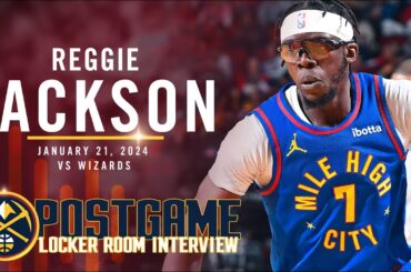 Reggie Jackson Post Game Locker Room Interview vs. Wizards 🎙