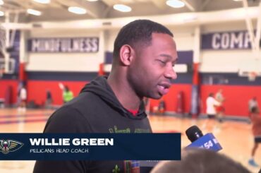 Willie Green on preparations, recent success | New Orleans Pelicans Practice 1/21/24