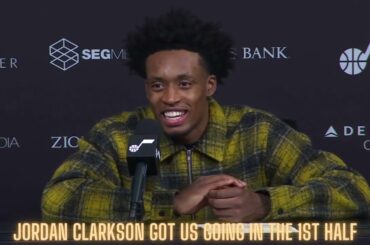 Collin Sexton Utah Jazz - Jordan Clarkson got us going in the 1st half!