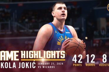 Nikola Jokić Full Game Highlights vs. Wizards 🎥