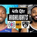 LA Clippers vs Brooklyn Nets 4th QTR - PART 2 Highlights | Jan 21 | 2024 NBA Regular Season