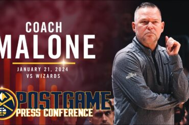 Coach Malone Post Game Press Conference vs. Wizards 🎙