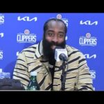 James Harden Reacts To The Clippers 125-114 Win Over The Brooklyn Nets. HoopJab NBA