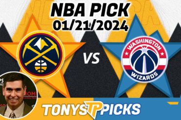 Denver Nuggets vs. Washington Wizards 1/21/2024 FREE NBA Picks and Predictions on NBA Betting Tips