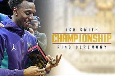 Ish Smith Championship Ring Ceremony 💍