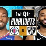 LA Clippers vs Brooklyn Nets Full Highlights 1st QTR | Jan 21 | 2024 NBA Regular Season