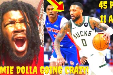 BUCKS VS PISTONS REACTION 2024 DETROIT PISTONS VS MILWAUKEE BUCKS HIGHLIGHTS REACTION 2024