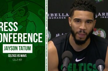 Jayson Tatum on TRASH TALKING Grant Williams: "I cant repeat what I said" | Celtics vs Mavs Postgame