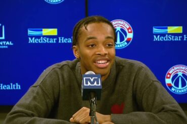 Bilal Coulibaly PostGame Interview | San Antonio Spurs vs Washington Wizards