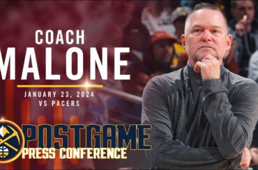 Coach Malone Post Game Press Conference vs. Pacers 🎙