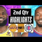 Los Angeles Lakers vs LA Clippers 2nd QTR - PART 2 Highlights | Jan 23 | 2024 NBA Regular Season