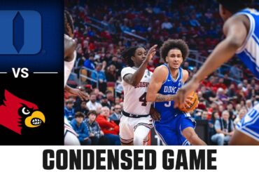 Duke vs. Louisville Condensed Game | 2023-24 ACC Men’s Basketball