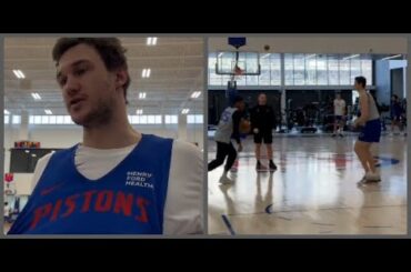 Danilo Gallinari and Mike Muscala speaks on helping the Pistons team and being a older players!!
