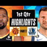 Phoenix Suns vs Dallas Mavericks 1st QTR - PART 2 Highlights | Jan 24| 2024 NBA Regular Season