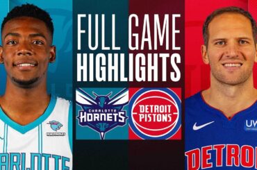 HORNETS at PISTONS | FULL GAME HIGHLIGHTS | January 24, 2024