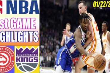 Atlanta Hawks vs Sacramento Kings 1st QTR Highlights 01/22/24 | NBA Highlights 2024