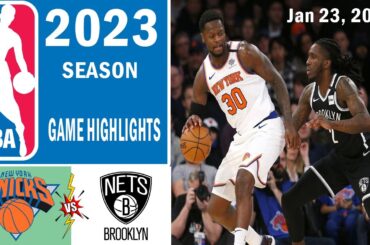 New York Knicks vs Brooklyn Nets FULL GAME 1/23/24 | 2023-2024 NBA Season