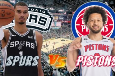 San Antonio Spurs vs Detroit Pistons Live Play by Play & Reaction