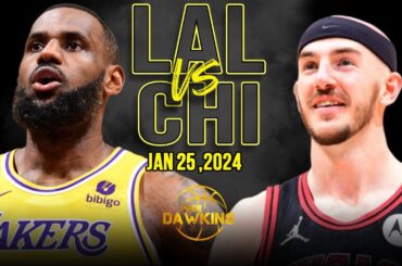 Los Angeles Lakers vs Chicago Bulls Full Game Highlights | January 25, 2024 | FreeDawkins