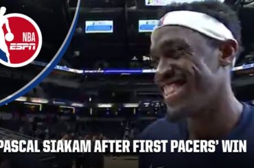 Pascal Siakam on his FIRST WIN as an Indiana Pacer: 'I REALLY LOVE THIS TEAM!' | NBA on ESPN