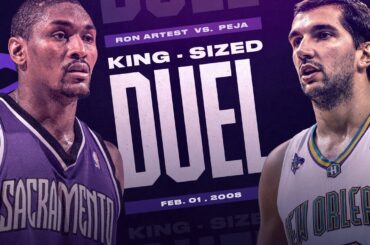 King-Sized Duels: Ron Artest vs. Peja Stojakovic | Feb. 01, 2008