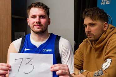 Luka Doncic Reacts to his 73-Point Performance vs Hawks, Full Postgame Interview