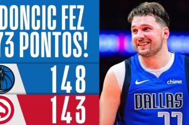 73 PONTOS! Luka Doncic anota a 4ª MAIOR PONTUAÇÃO DA HISTÓRIA