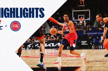 Highlights: Washington Wizards vs. Detroit Pistons | 01/27/24