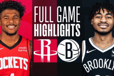 ROCKETS at NETS | FULL GAME HIGHLIGHTS | January 27, 2024