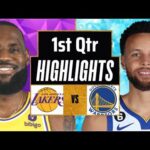 Los Angeles Lakers vs Golden State Warriors Full Highlights 1st QTR| Jan 27| 2024 NBA Regular Season