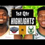 New Orleans Pelicans vs Milwaukee Bucks Full Highlights 1st QTR | Jan 27 | 2024 NBA Regular Season