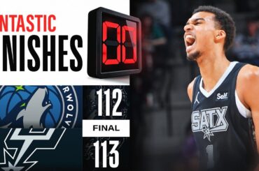 Final 6:55 WILD ENDING Timberwolves vs Spurs 👀| January 27, 2024